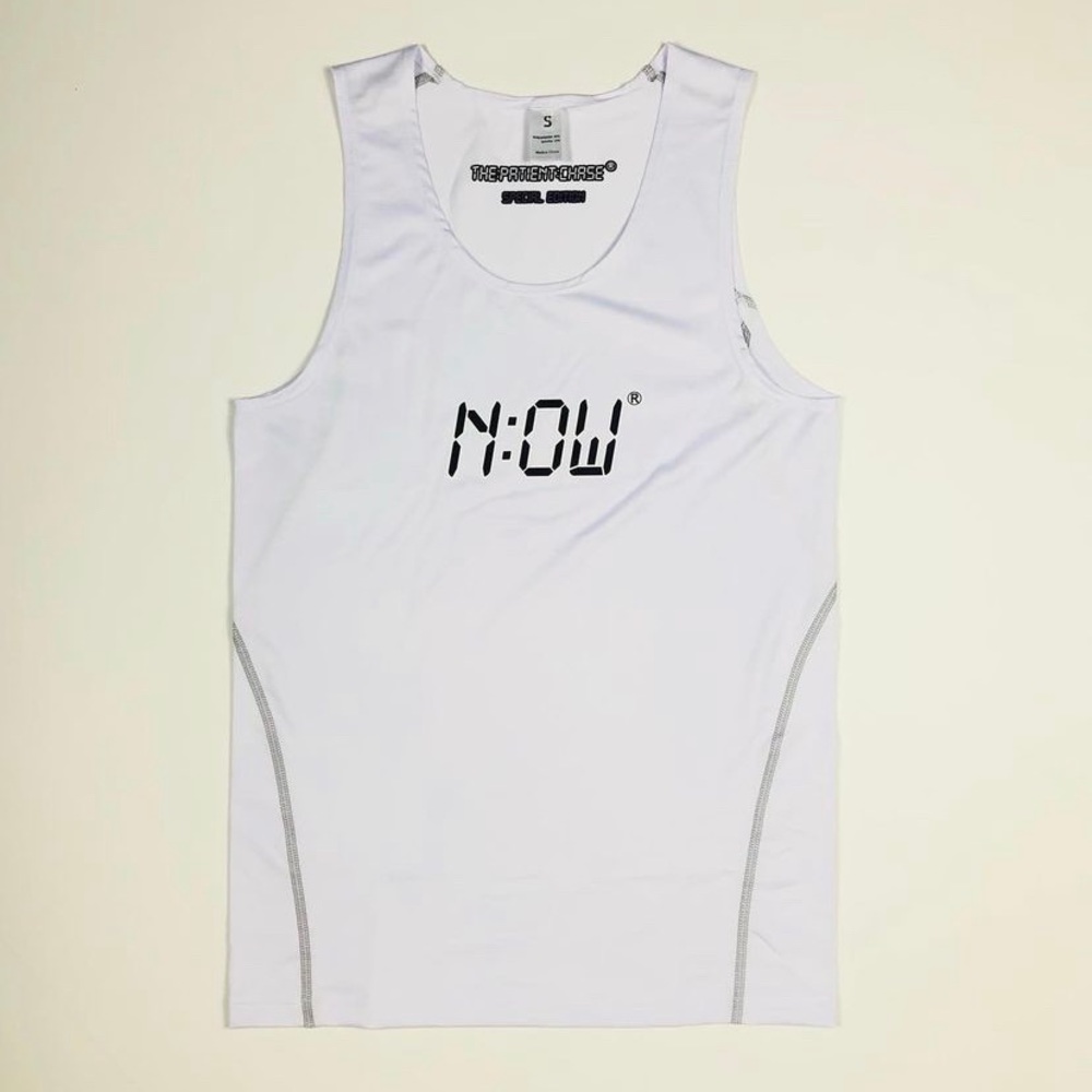 The Patient Chase Black On White Special Edition Compression Tanktop